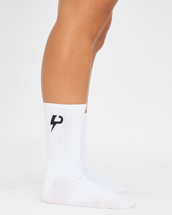Chaussettes premium à logo brodé - hover image