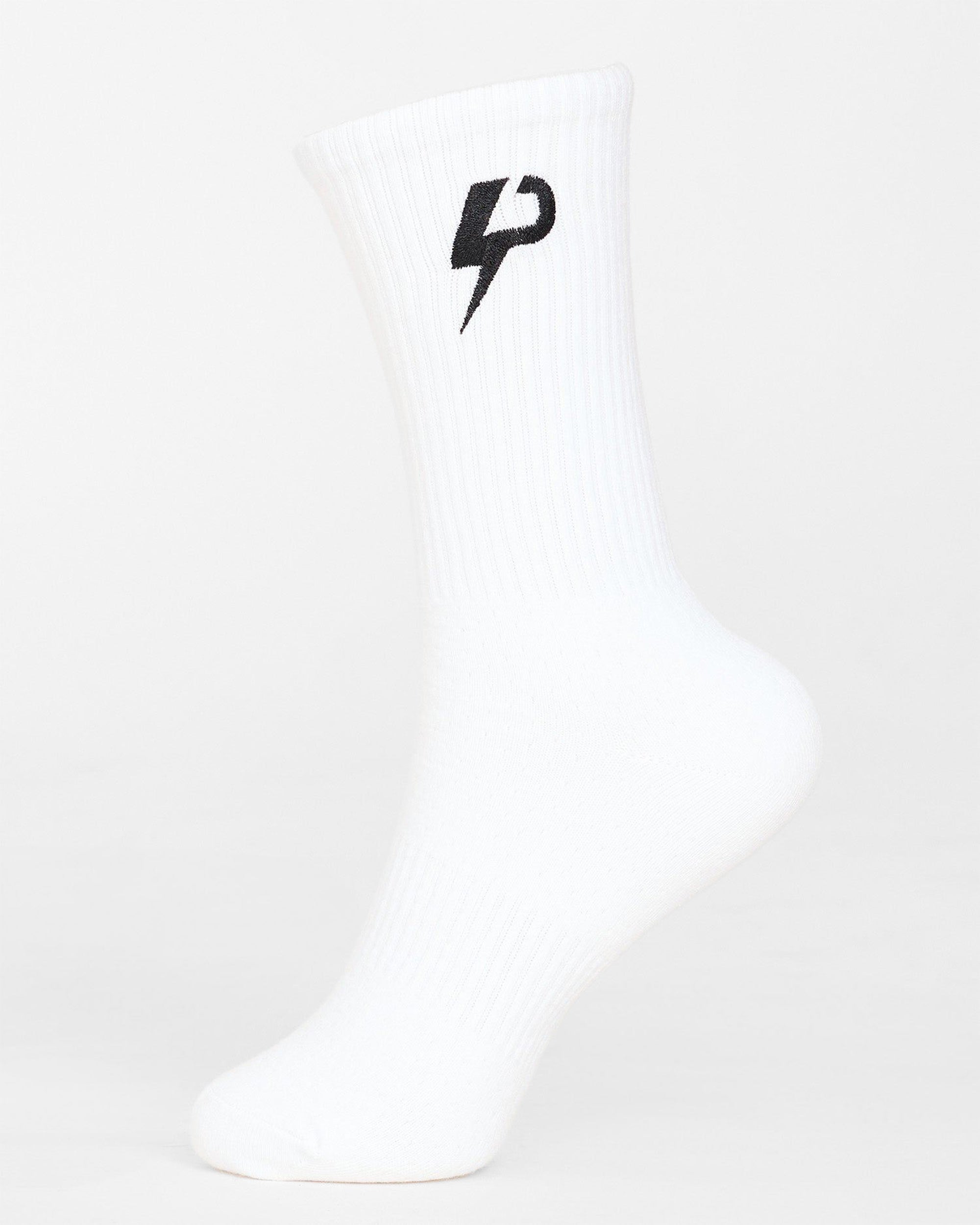 Calcetines deportivos con logotipo bordado