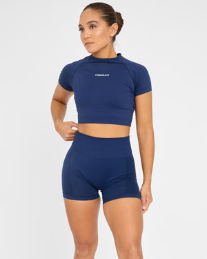Evolve Sømløs SS Crop Top
